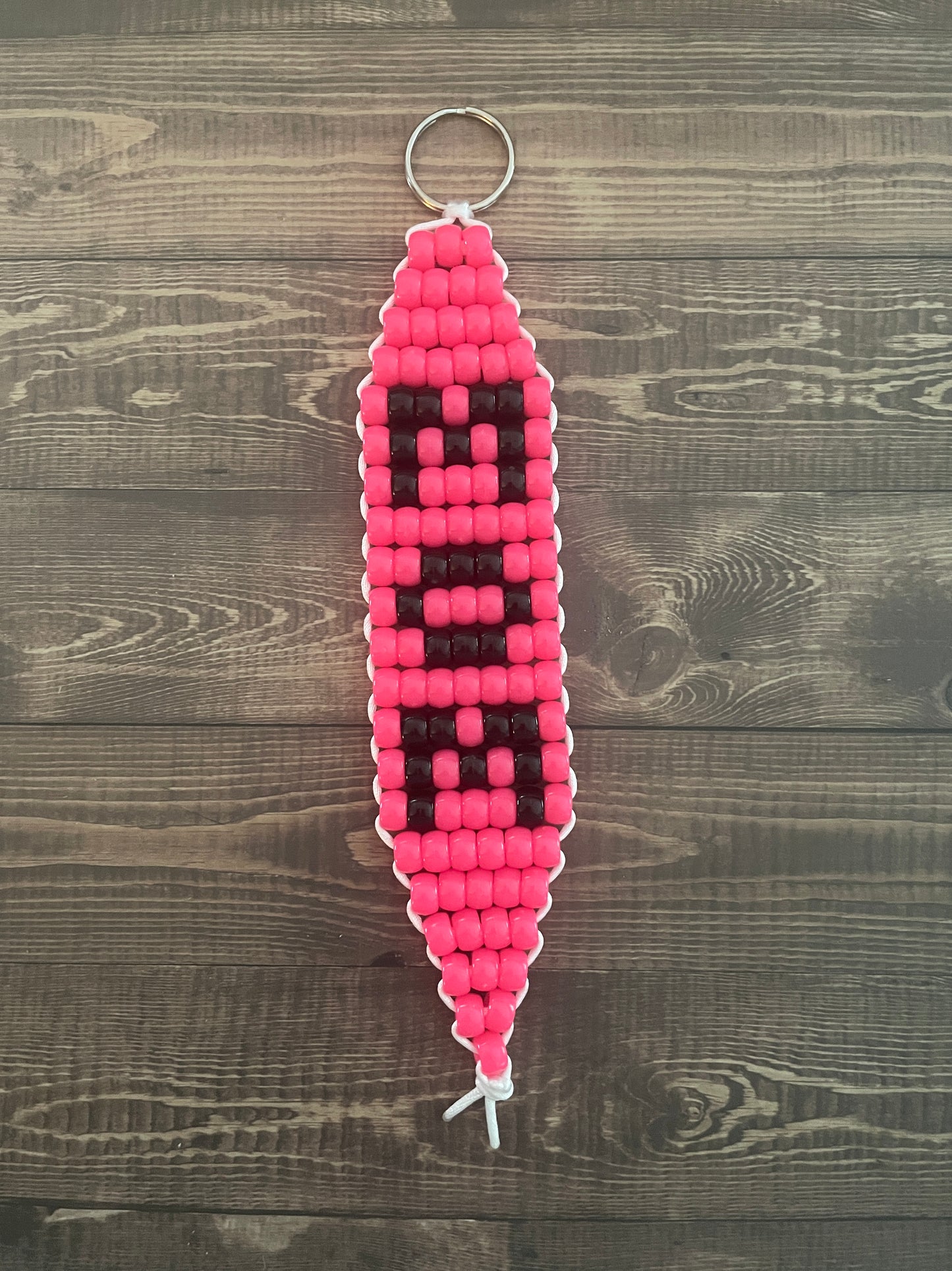 Mom Beaded Keychain