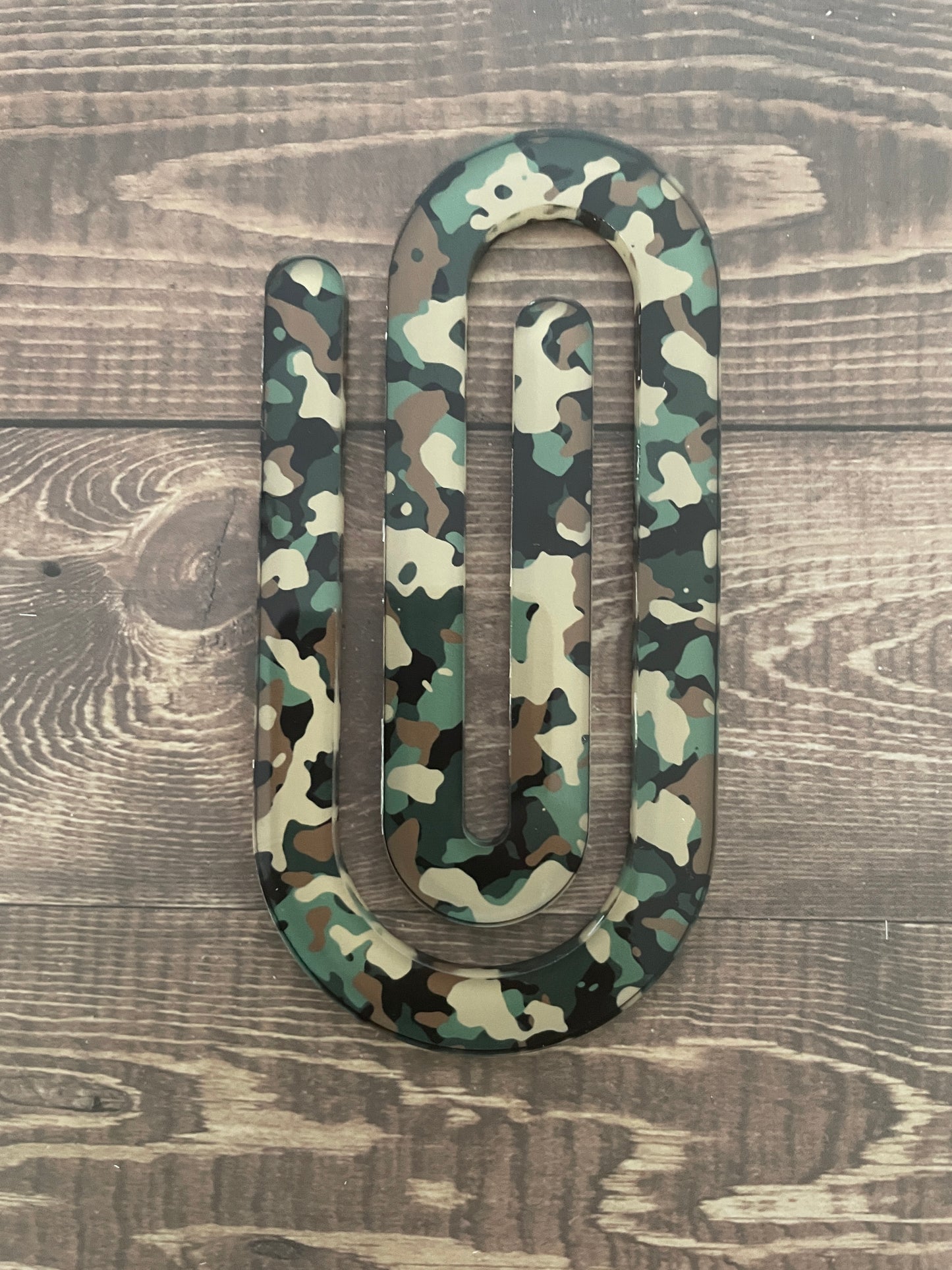 Camo Jumbo Paperclip