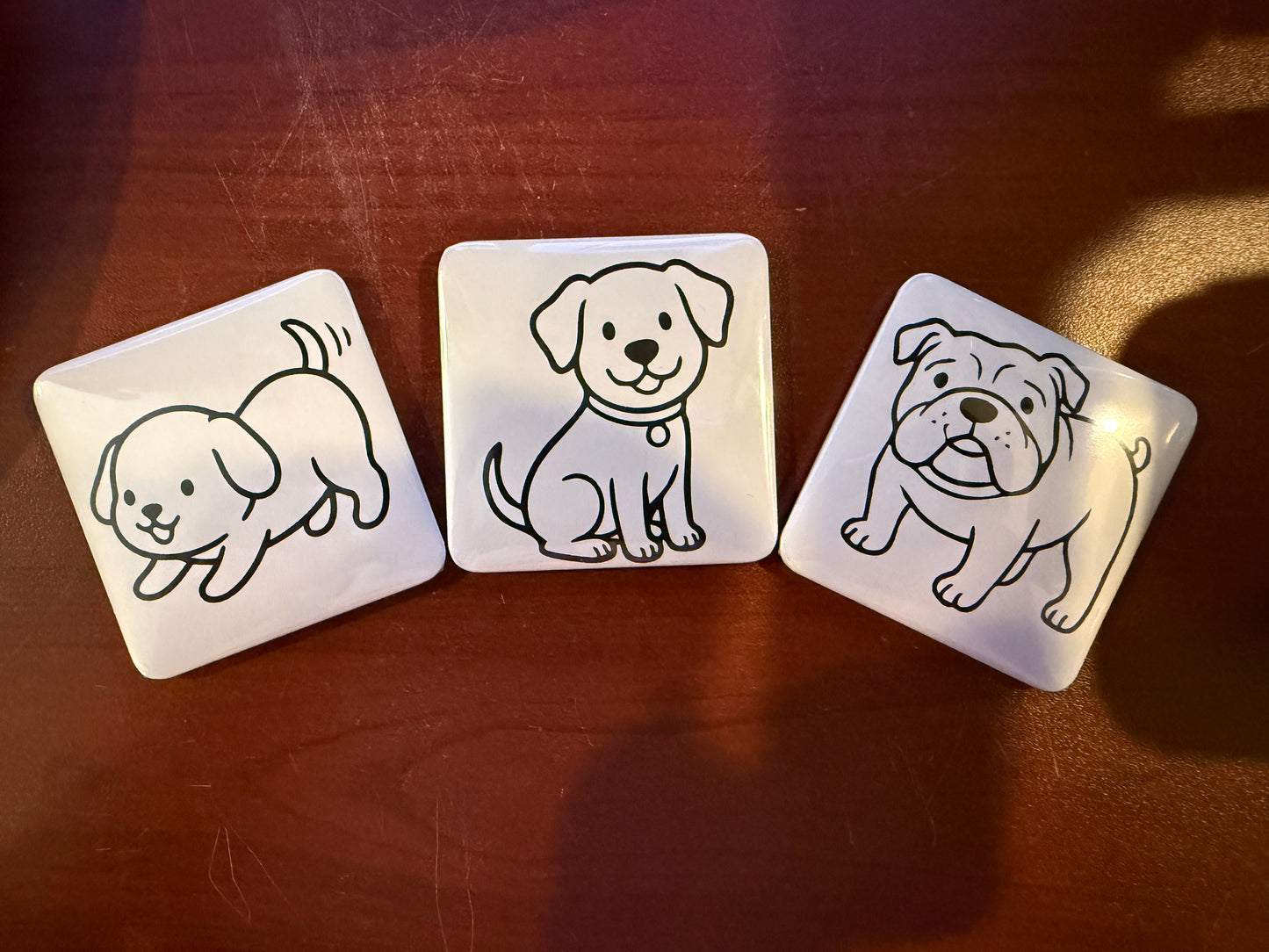 Dog Pack Dry Erase Magnets