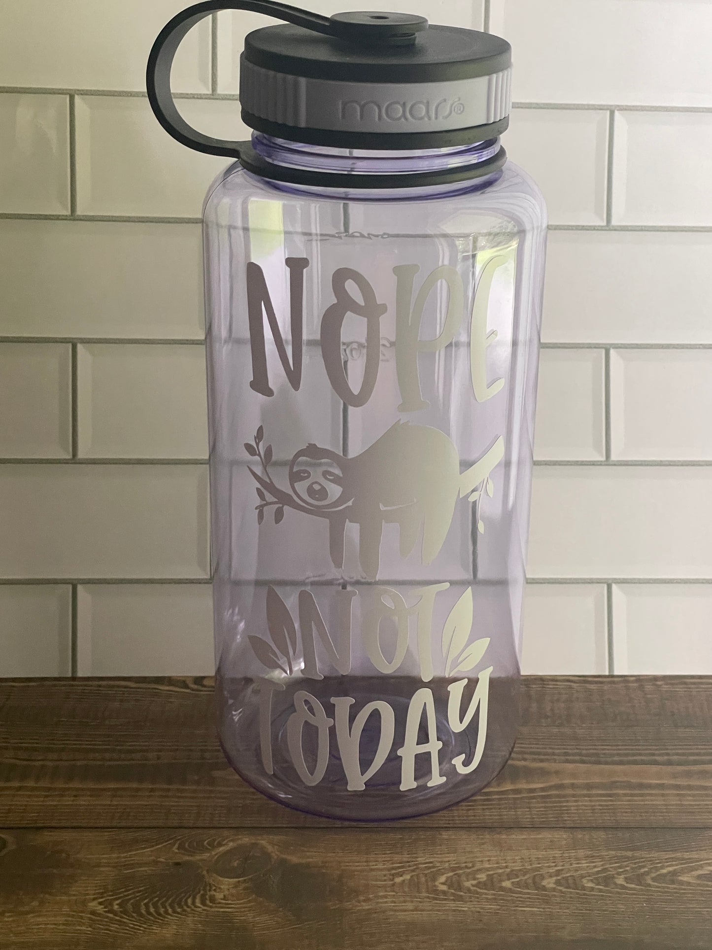 34oz Water Bottle Purple