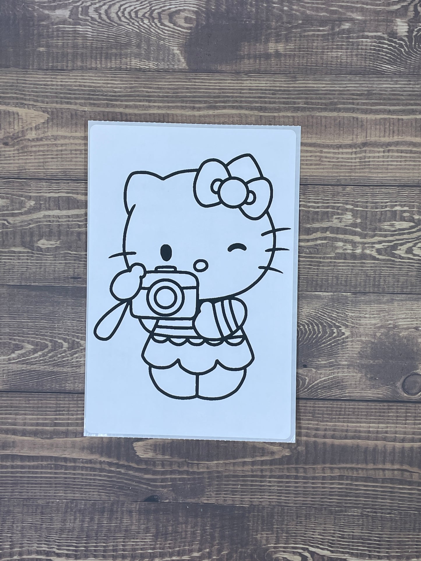 HK Coloring Sticker Sheet