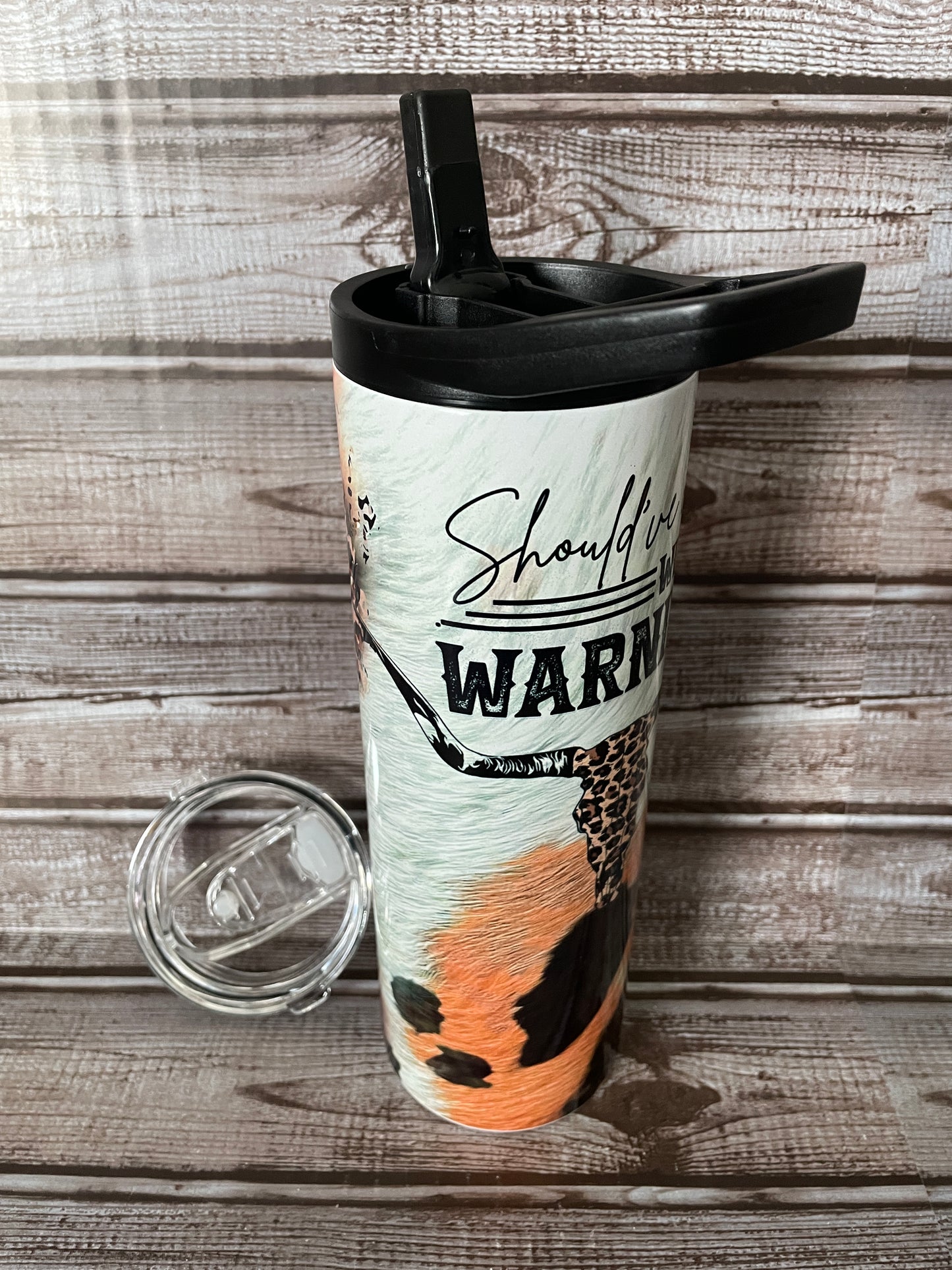 Warning Tumbler