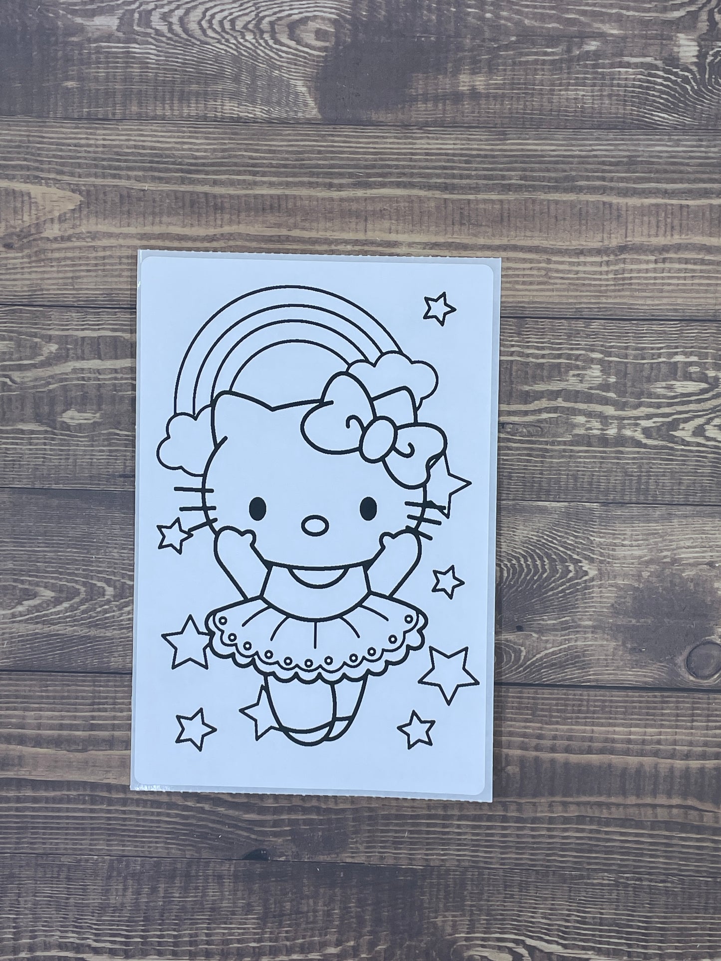 HK Coloring Sticker Sheet