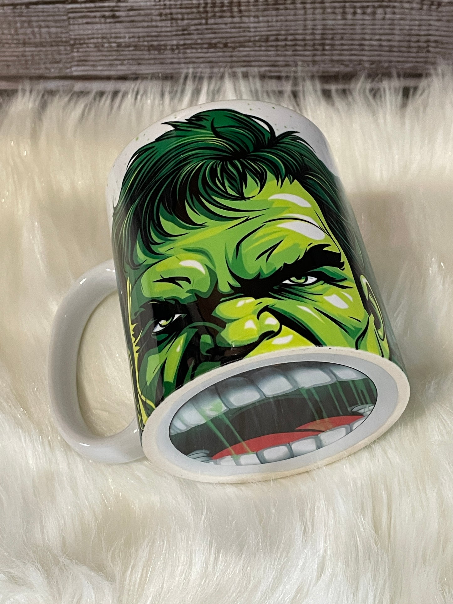 Green Guy Mouth Mug