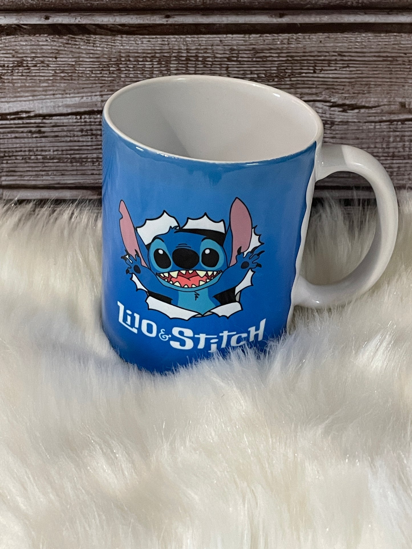 Blue Guy Mouth Mug