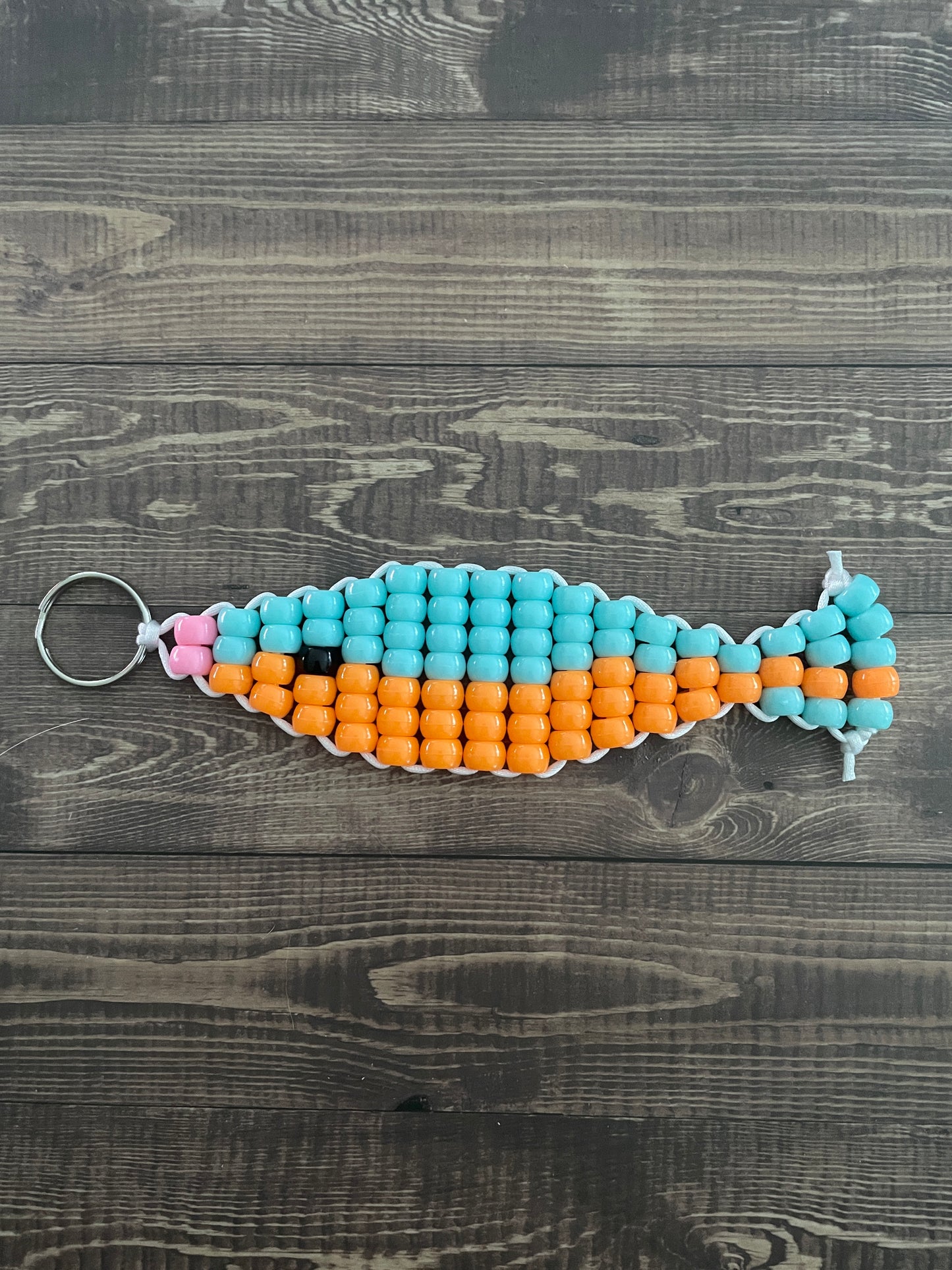 Fish Beaded Keychain
