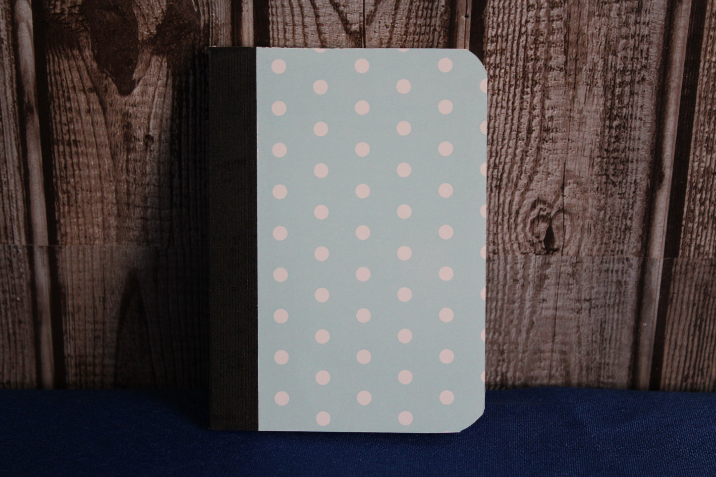 Blue Dots Mini Notebook