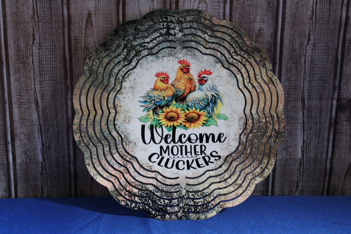 Cluckers Wind Spinner