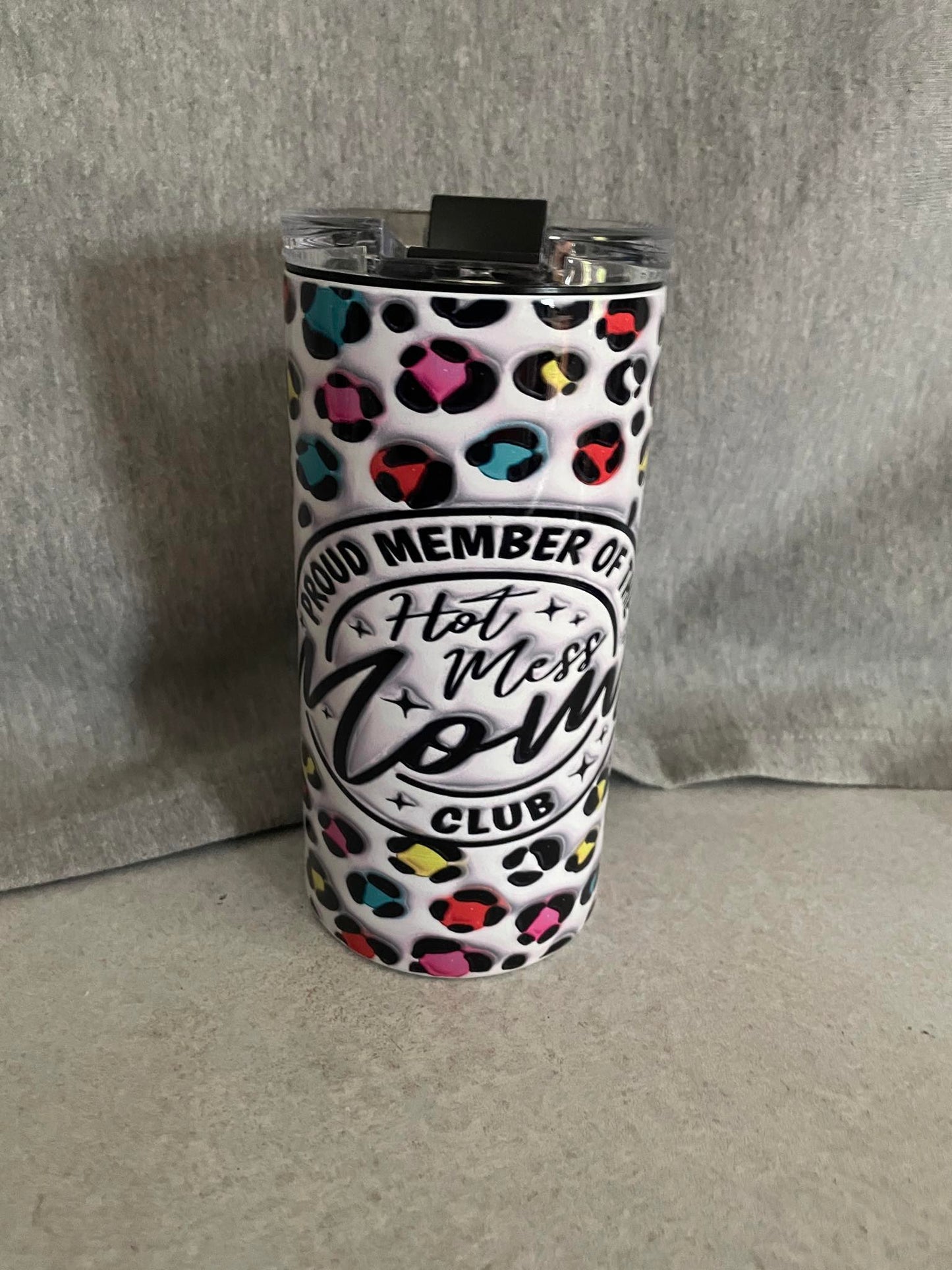 Hot mess mom 4-in-1 Can Cooler