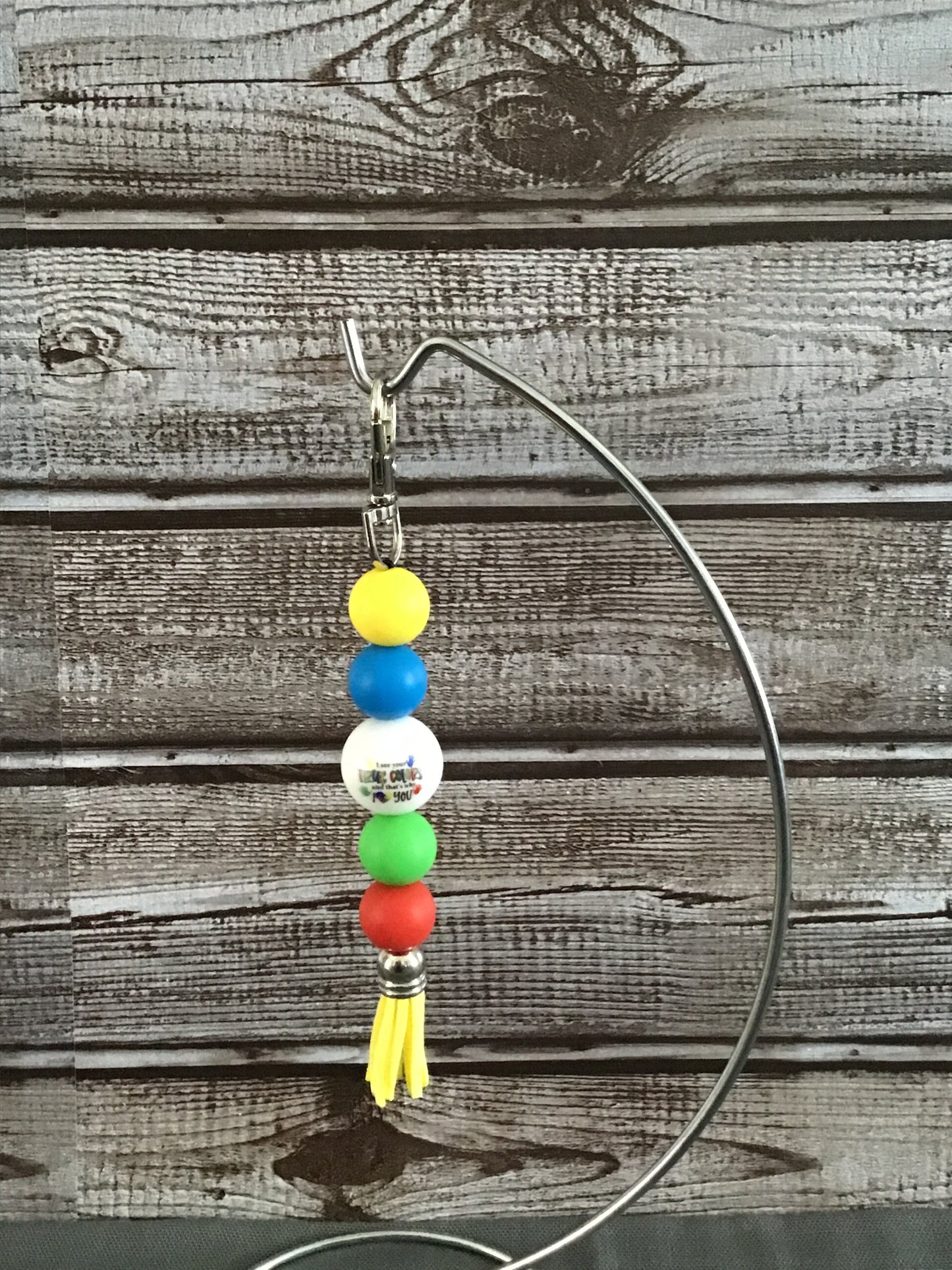 True Color Silicone Keychain