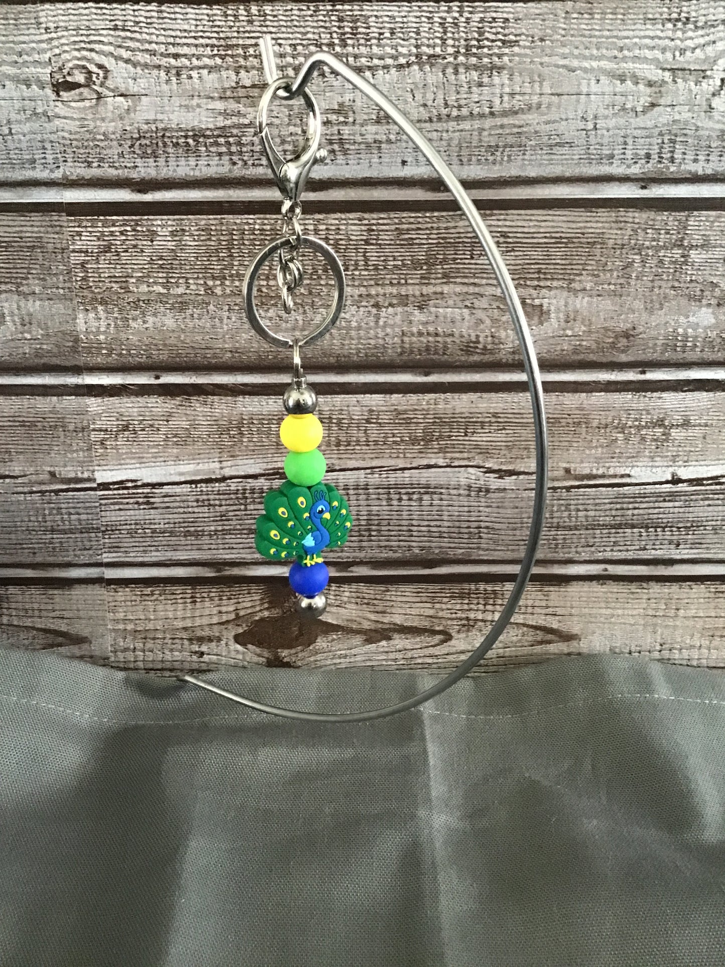 Peacock Keychain