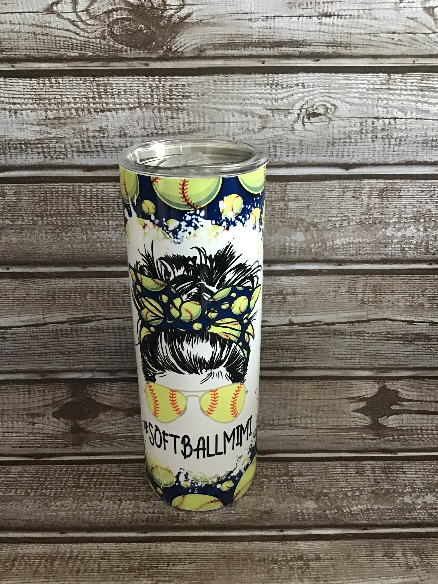 Softball Mimi 20oz Tumbler