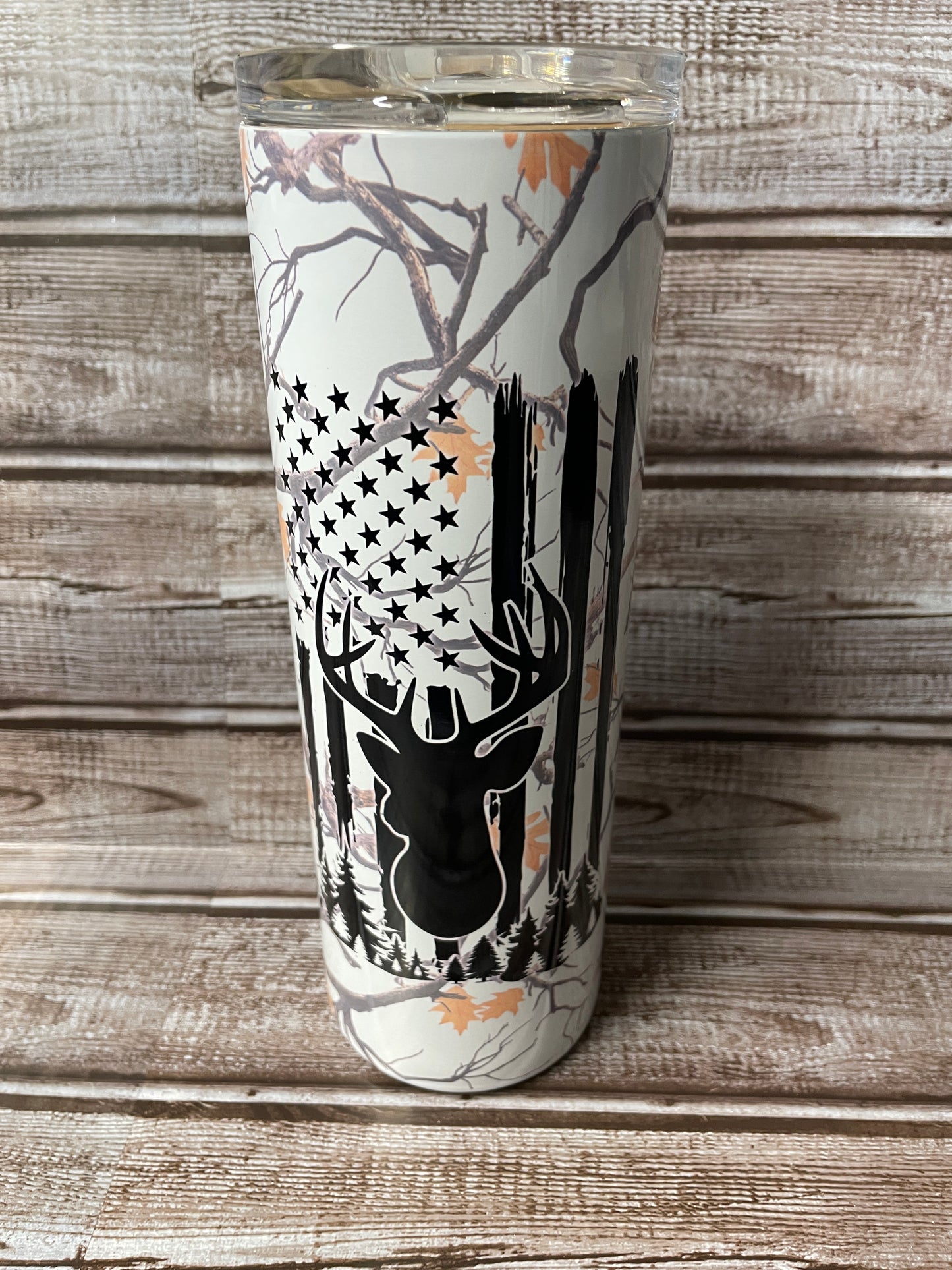 White Hunting 20oz Tumbler