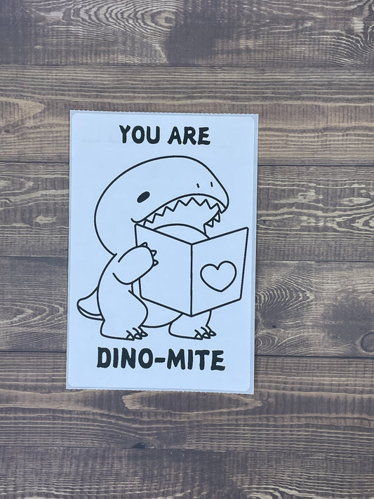 Valentines Coloring Sticker Sheet