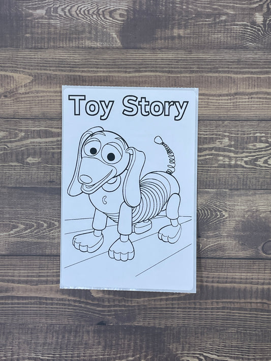 TS Coloring Sticker Sheet