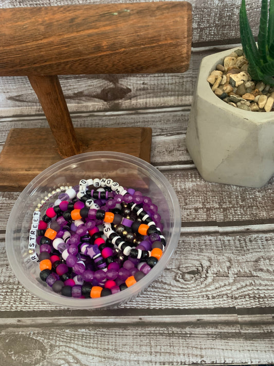 Halloween set of four bracelets pack