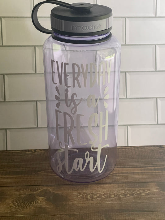 34oz Water Bottle Purple