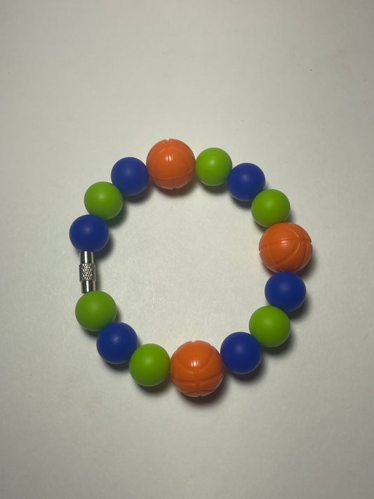Beaded Charms Basketballs