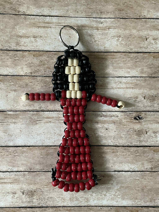 Mother Gothel Beaded Keychain