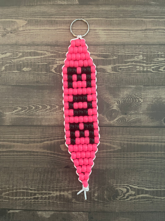 Mom Beaded Keychain