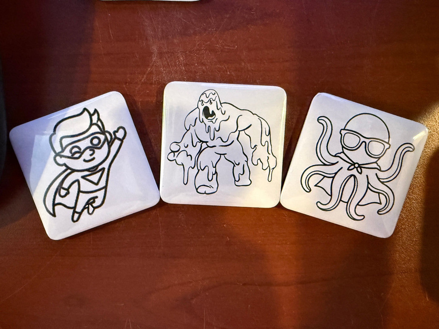 Superhero Pack Dry Erase Magnets