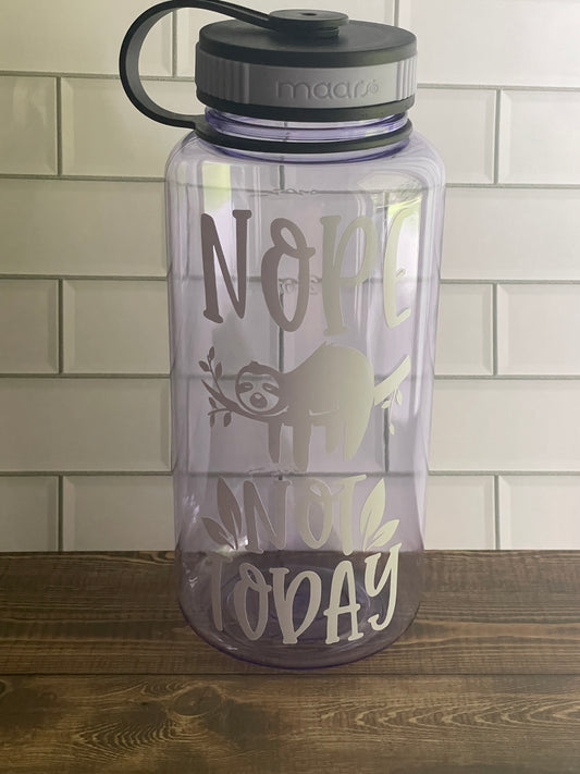 34oz Water Bottle Purple