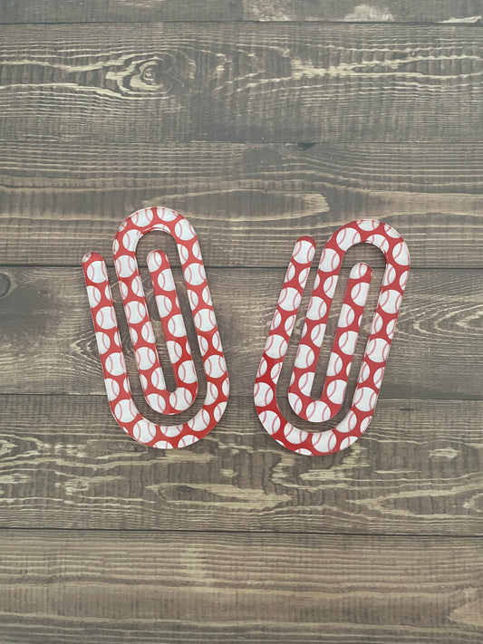 Baseball Jumbo PaperClip