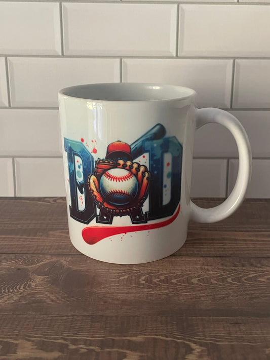 Baseball Dad 11oz Mug