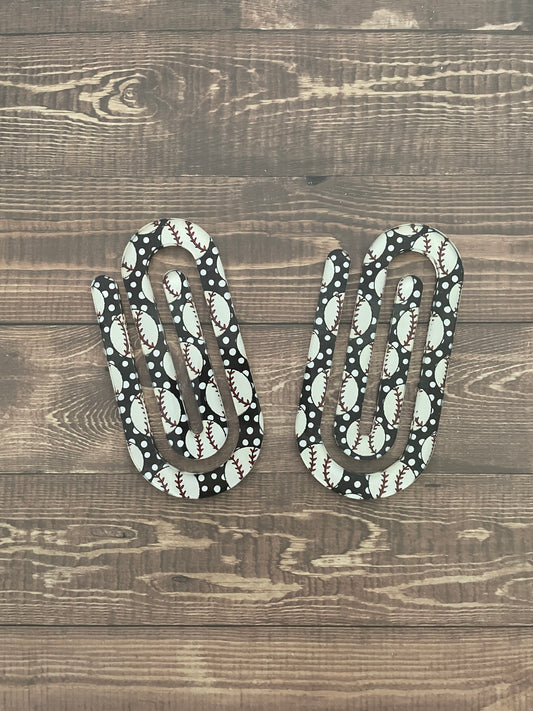 Baseball Jumbo PaperClip