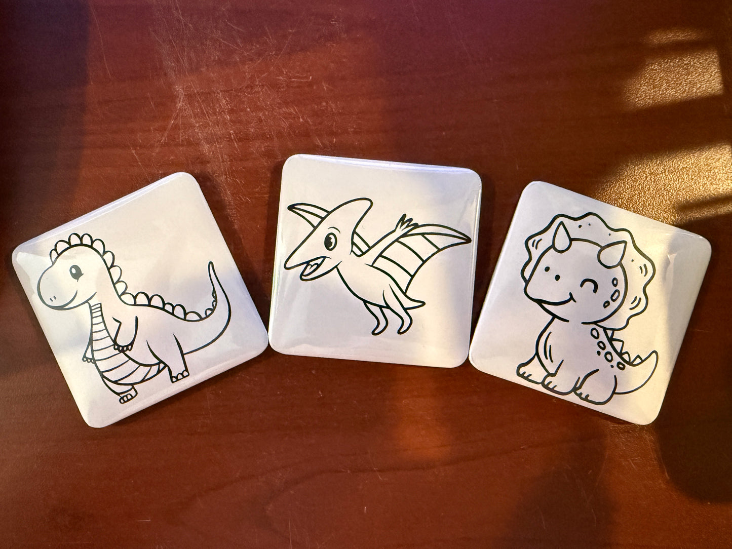 Dino Pack Dry Erase Magnets