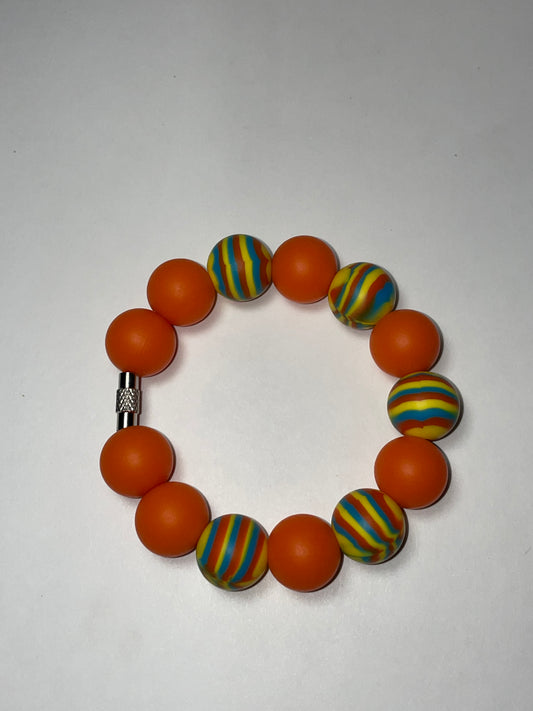 Beaded Charms Orange