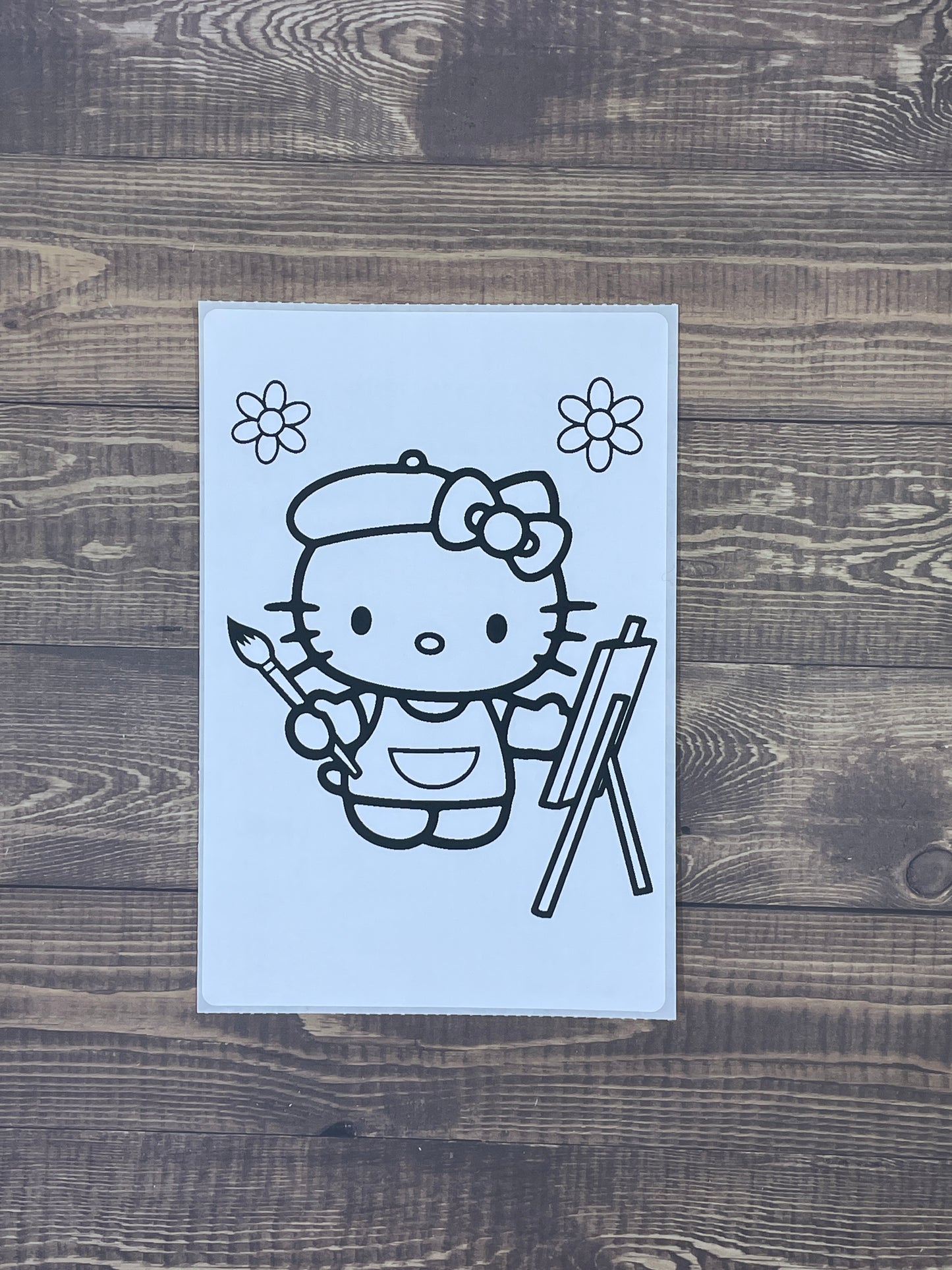 HK Coloring Sticker Sheet