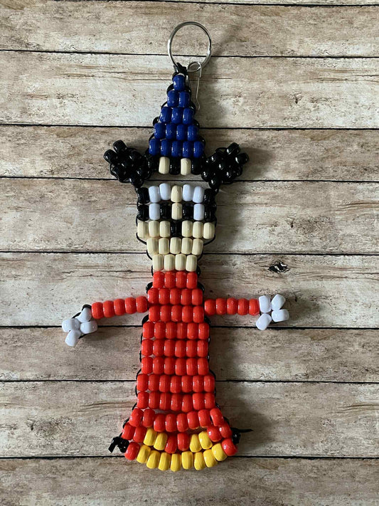 Mick Beaded Keychain