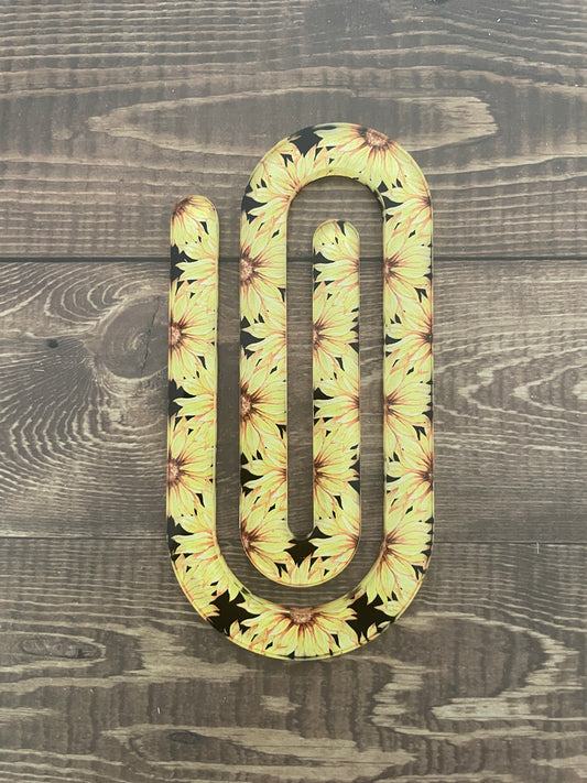 Sunflowers Jumbo Paperclip