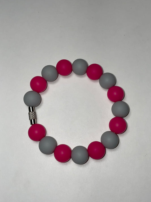 Beaded Charms Grey
