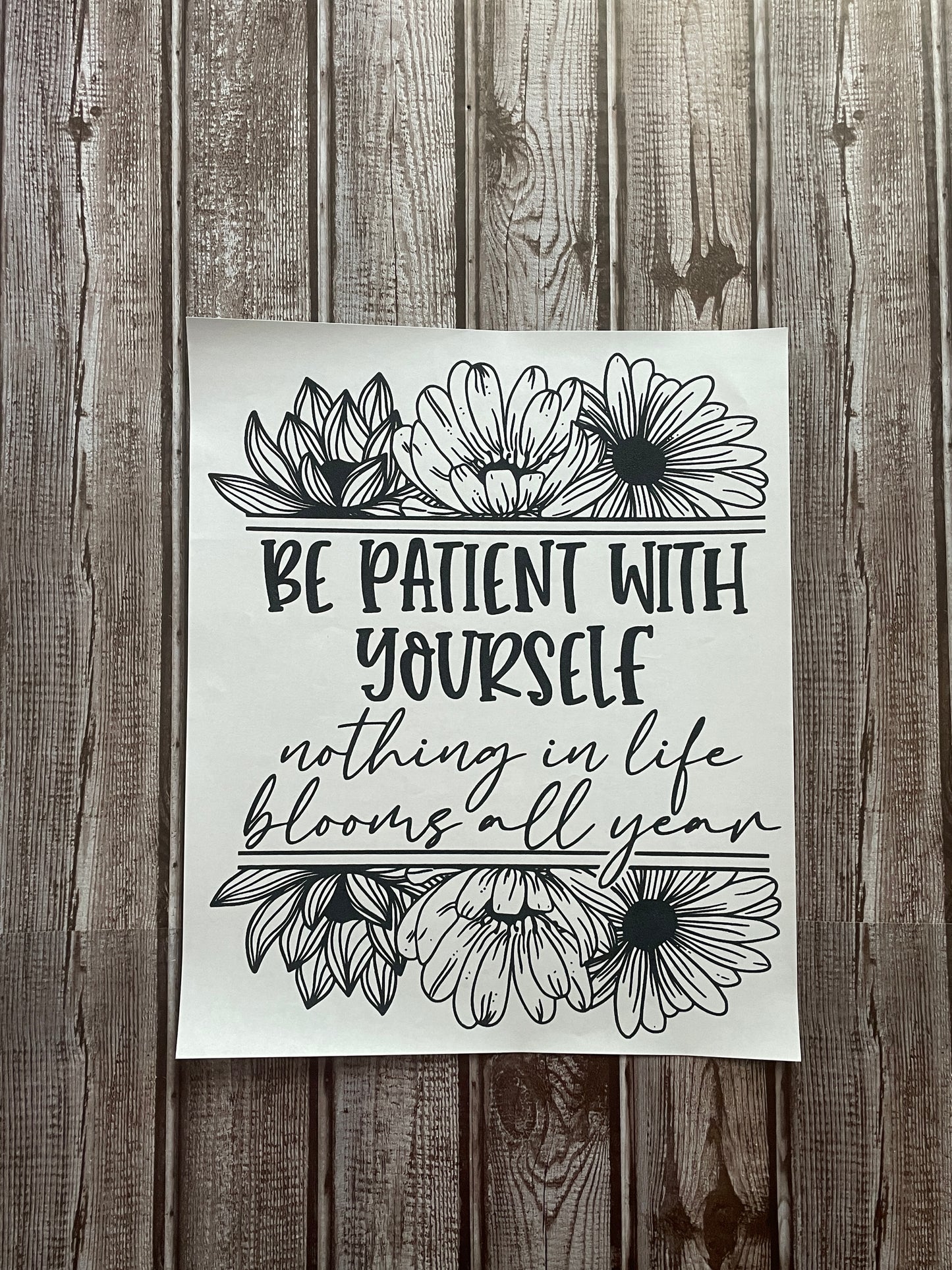 Be Patient