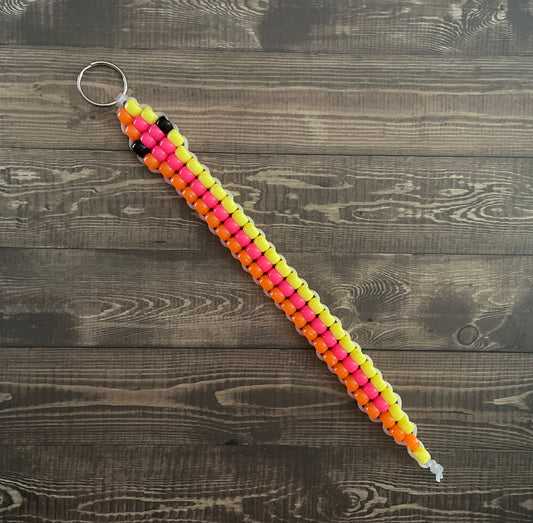 Snake Beaded Keychain