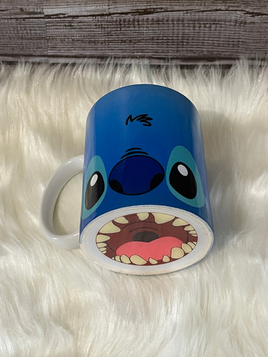 Blue Guy Mouth Mug