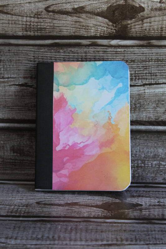 Rainbow Marble  Mini Notebook