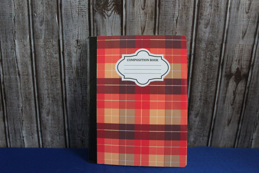 Fall Plaid Notebook