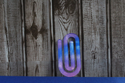 Blue Purple Jumbo Paperclip