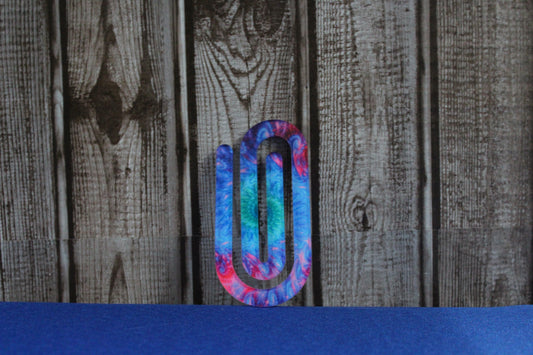 Tie Dye Jumbo Paperclip