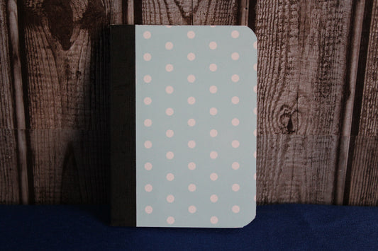 Blue Dots Mini Notebook