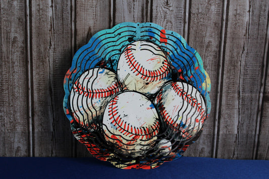Baseballs Wind Spinner