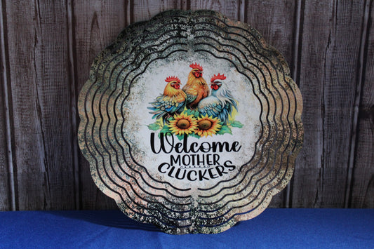 Cluckers Wind Spinner