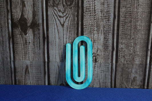 Blue Jumbo Paperclip