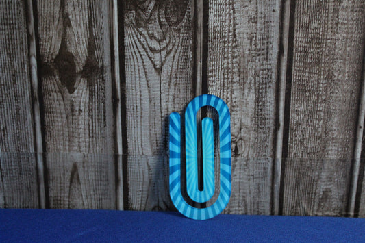 Blue Jumbo Paperclip