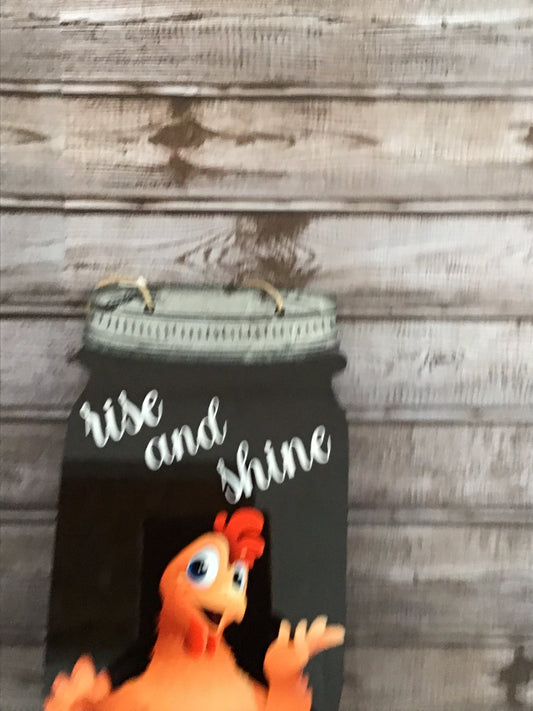 Mason Jar Door Hanger