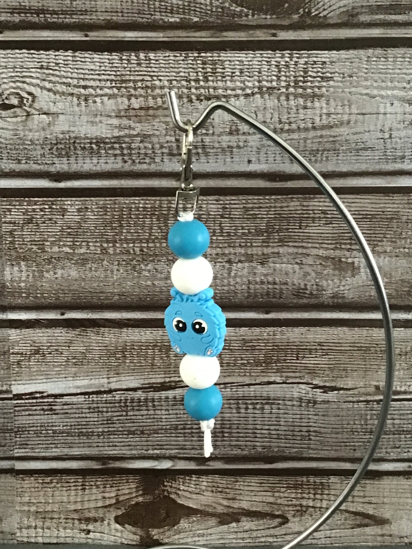 Blue Monster Keychain