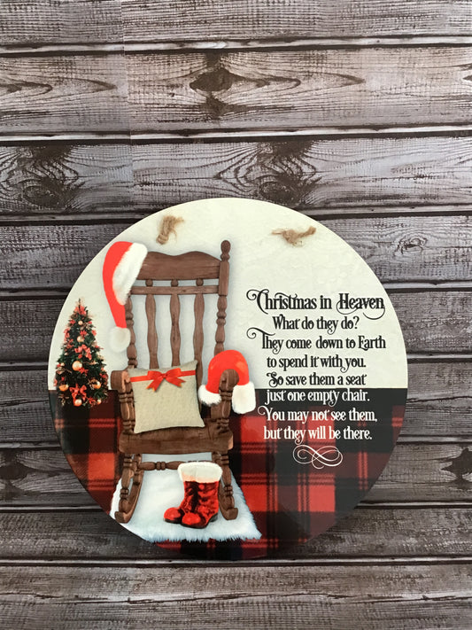 Round Door Sign